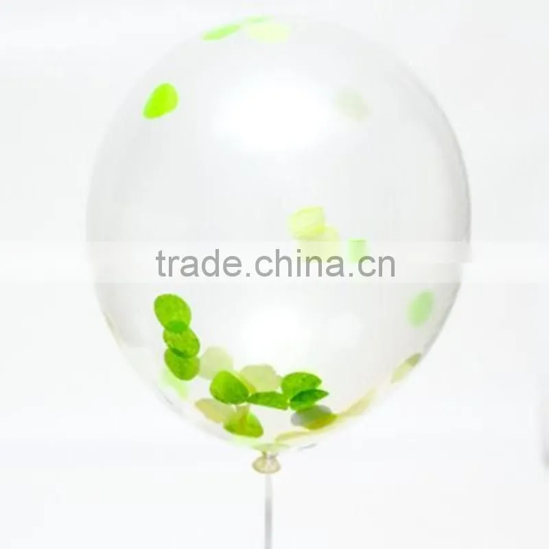 2016 Hot Sale 12-36inch Round Latex Transparent Balloons For Wedding Decoration Party Decoration with Tassels