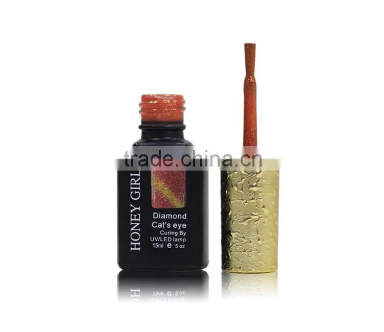 New arrived magnetic diamond cat eye uv gel for nail
