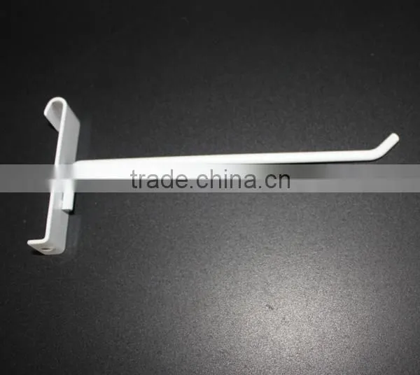 White Powder Coat Metal Hook for Grid Wall