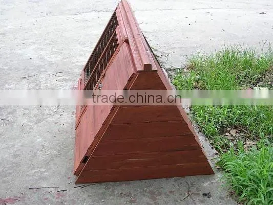 wooden rabbit cage