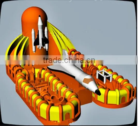 new design inflatable obstacle course for kids/inflatable tunnel game