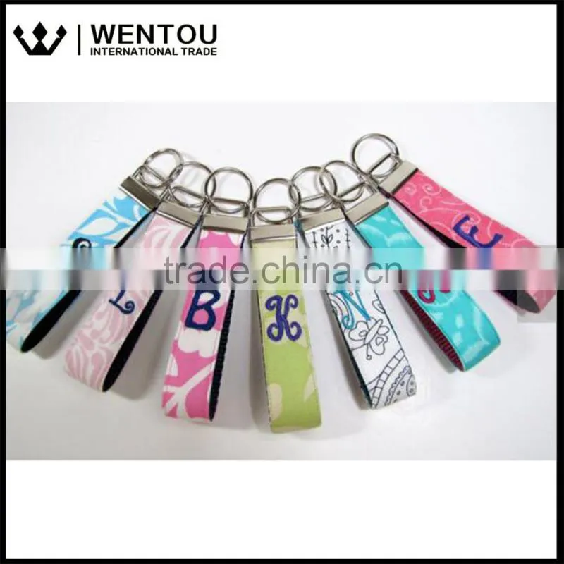 Monogram Wristlet Custom Keychain