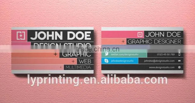 2016 Cheap name card printing Customized 3D business card printing