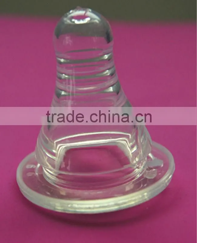 BPA free molding silicone wholesale baby nipple