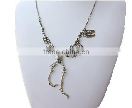 2016 New Design Vintage Europe Fashion Jewelry Dinosaur Necklace