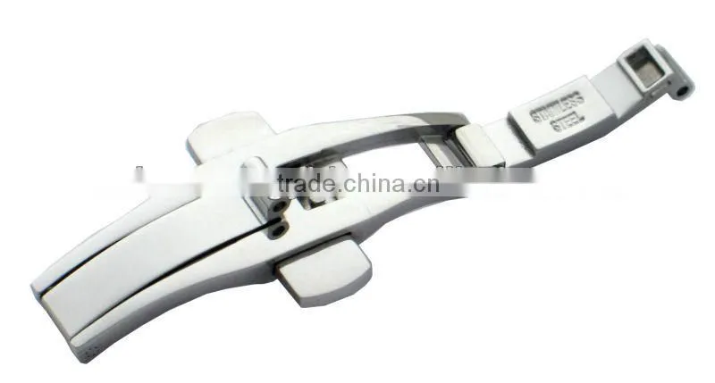 Stainless Steel buckle watch watch clasp and watch buckle with double press button for watches men and men watches
