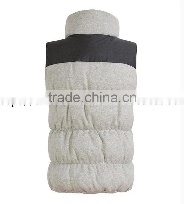 Provide OEM service high quality customized sleeveless lady down jacket women sports apparel
