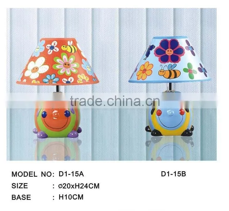 kid's ceramic table lamp