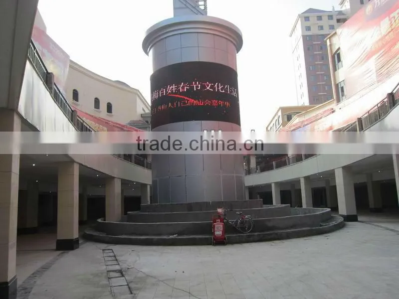 p10 outdoor advertising 360 degree led display