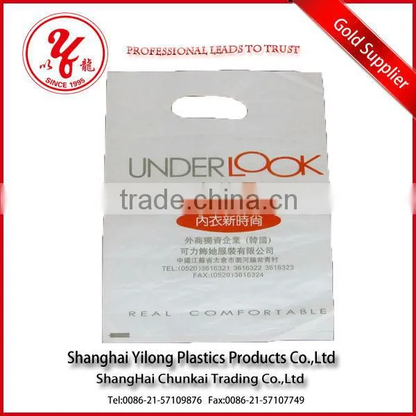 customized logo square bottom plastic bag hemp plastic bags