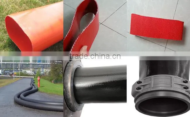 colorful lay flat irrigation hose
