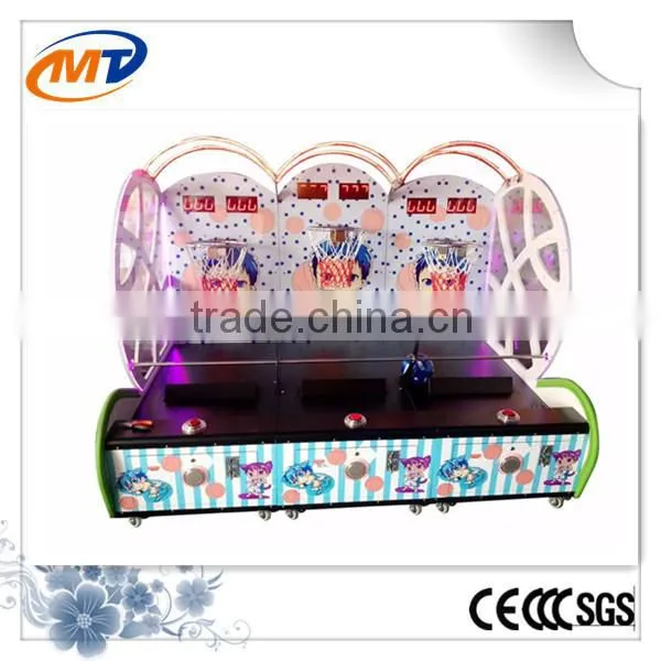 Hot sale quality arcade coin operated kids basketball game machine