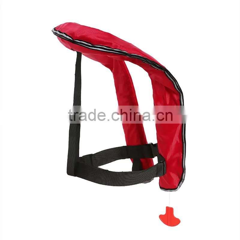 2015 hot sale fashion inflatable life jacket for sea fishing