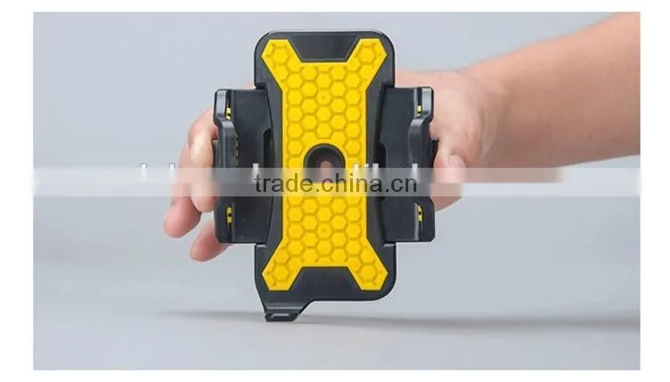 Universal Bike Bicycle Mobile Phone Handlebar Holder 53mm-83mm Adjustable Width with Cushion Mount Base for iPhone/Samsung/LG