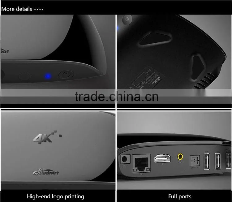 2015 4K HDD player 2g Ram Dual WifI AC Octa Core Android 5.1 Lollipop tv box kodi set top box
