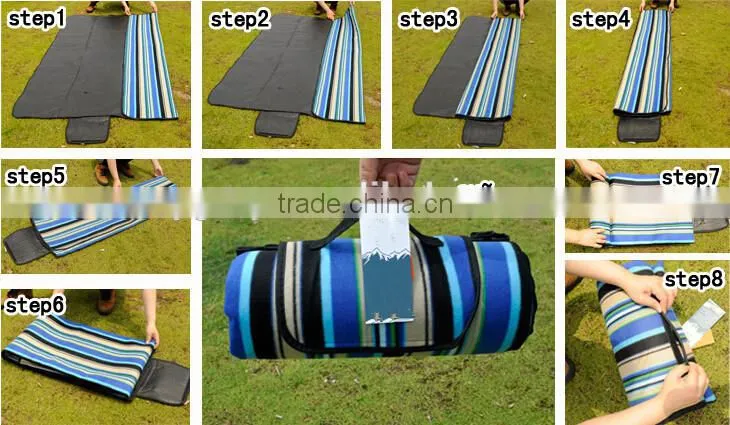 150x200cm Outdoor Foldable Beach Plaid Blanket Moistureproof Waterproof Baby Climb Plaid Blanket