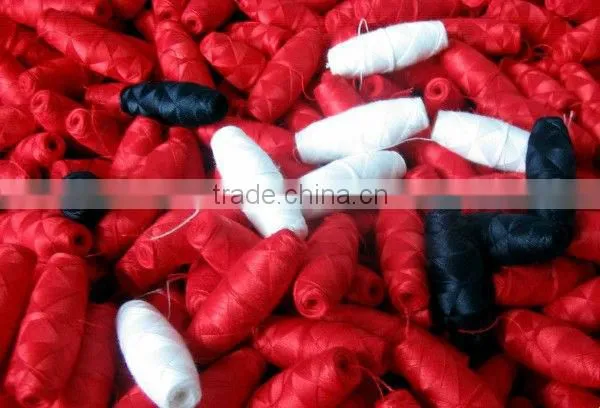 100% "NO SHRINKAGE" Multihead Embroidery schiffli bobbin thread