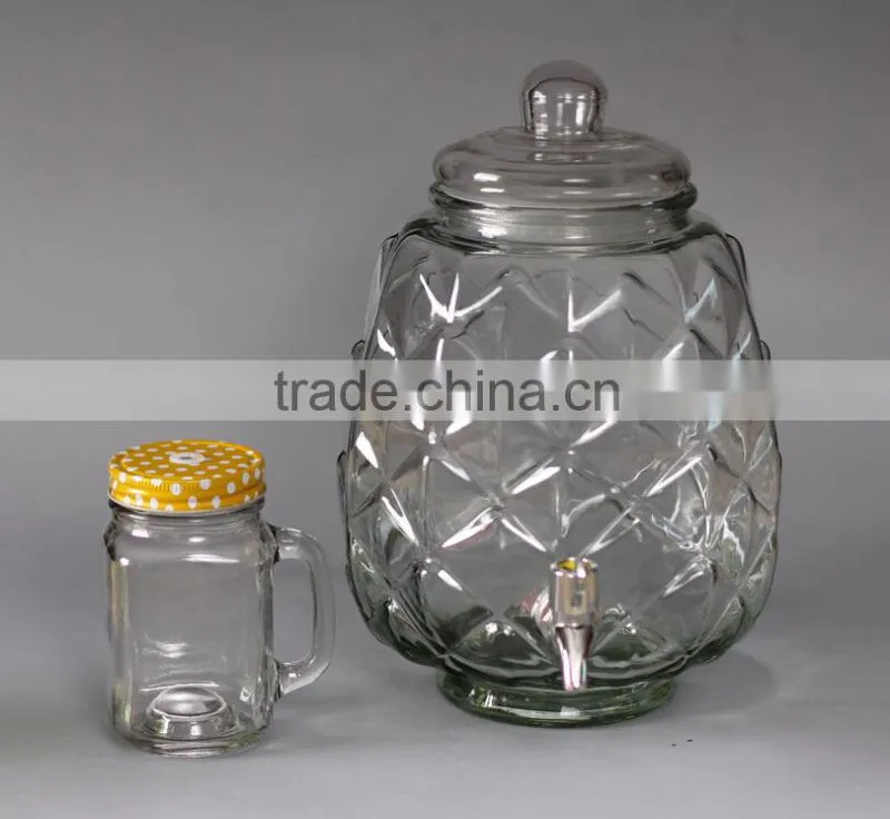 glass water dispenser with tap