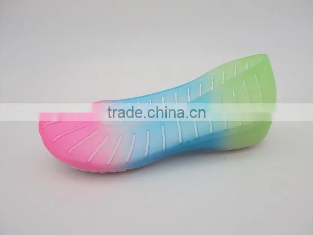 new styles gradient color woman's inject eva sandals