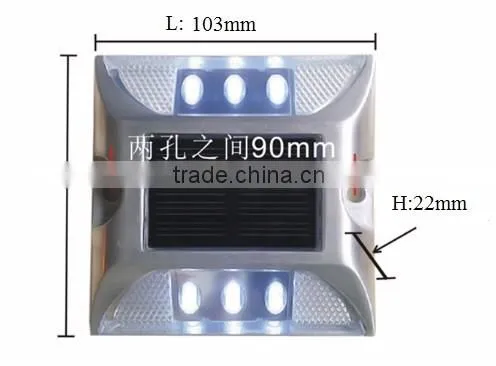 Solar Traffic Road Maker/Road Stub/Road Reflector/ Aluminum Flashing Solar Marker Lights
