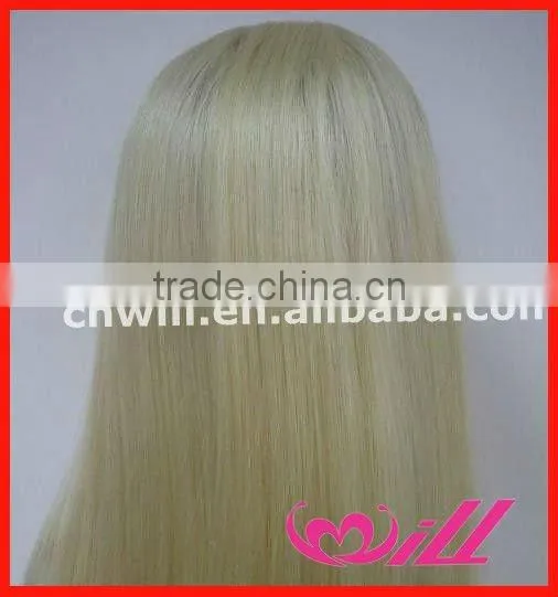 Long Full Lace Wig Blonde Hair Wig Synthetic Wigs Heat Resistant Fiber Wig