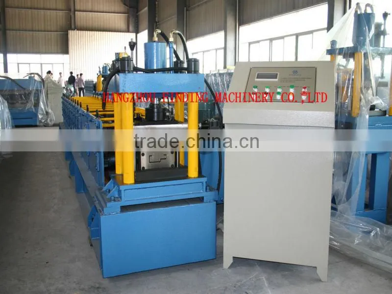 PLC control cold rolling rebar machine with electric tile cutter