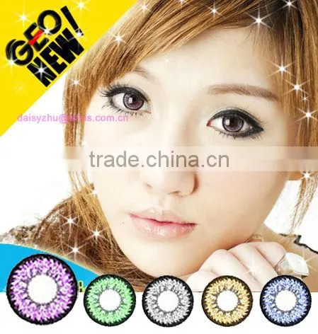 GEO super nudy violet popular wholesale eye cosmetic cheap colored contact lenses