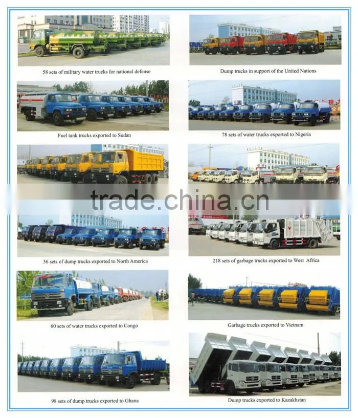 Factory direct selling truck delivery water China manufacturer water tender trucks 5CBM water tanker truck