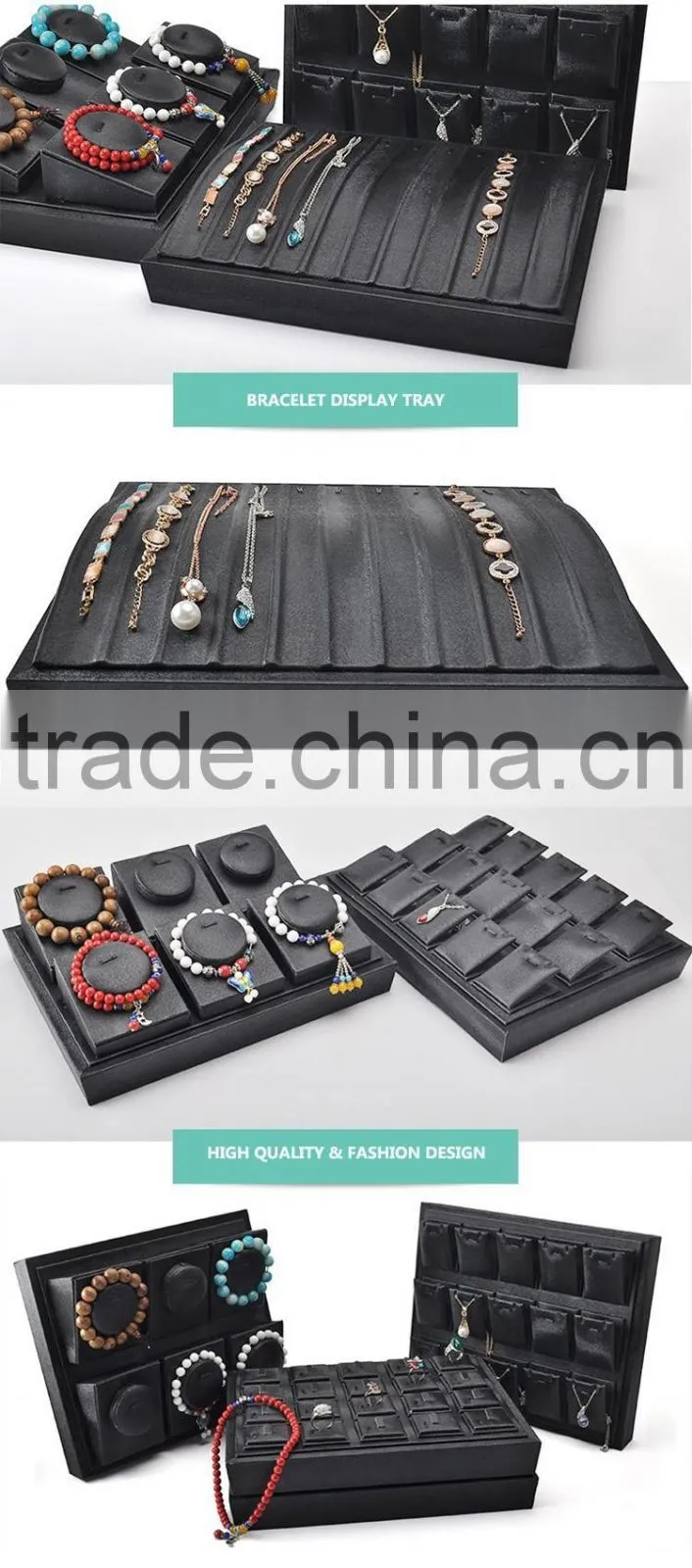 Pendant bracelet bangle display jewelry trays for drawers stackable