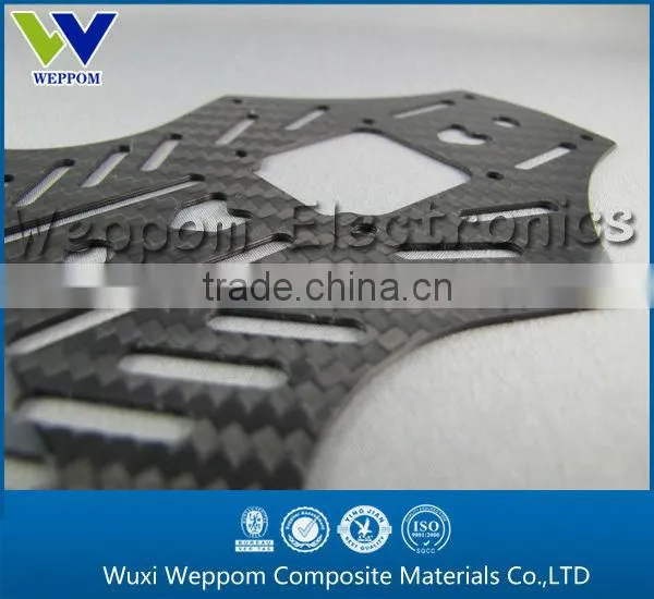 Octocopter frame kit Carbon fiber cnc machining Parts
