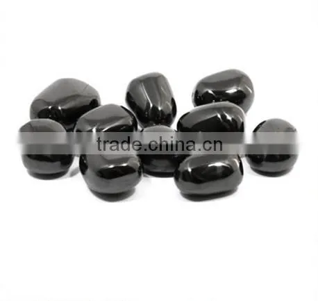 High quanlity black obsidian stone beads for jewelry making