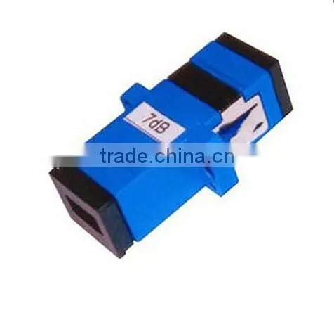 SC fixed fiber optical attenuator, fiber optic SC adapter type attenuator