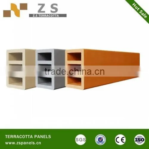 construction terracotta louver, Interior and exterior wall terracotta louver with different size available