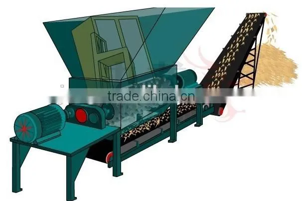 China supplier plastic bottle shredder/ cutting machine with reasonable price