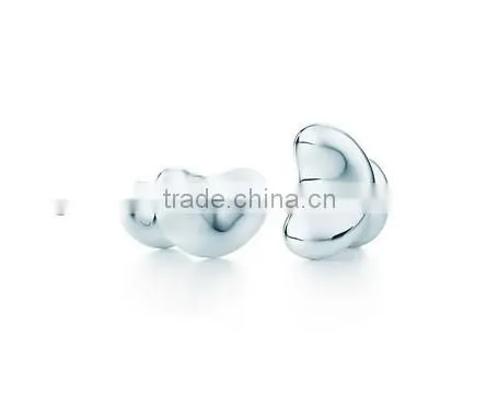 stainless steel fashion bean design cuff links