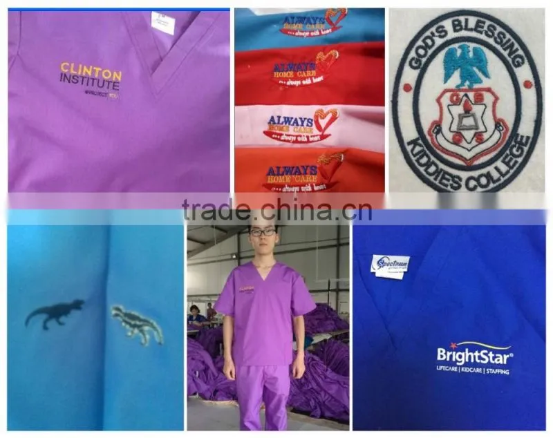 chlorine resistant scrubs sets for men and woman