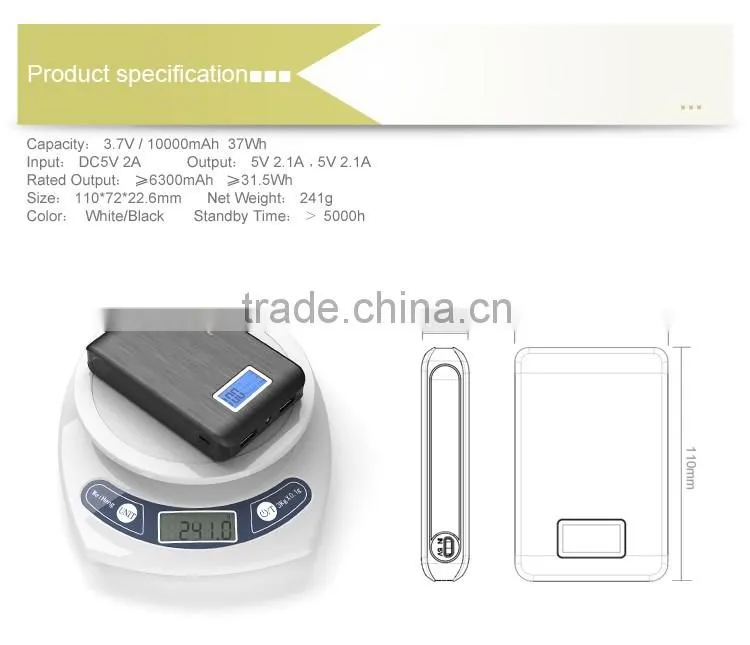 PN928 pineng power bank 10000mah LCD cheapest