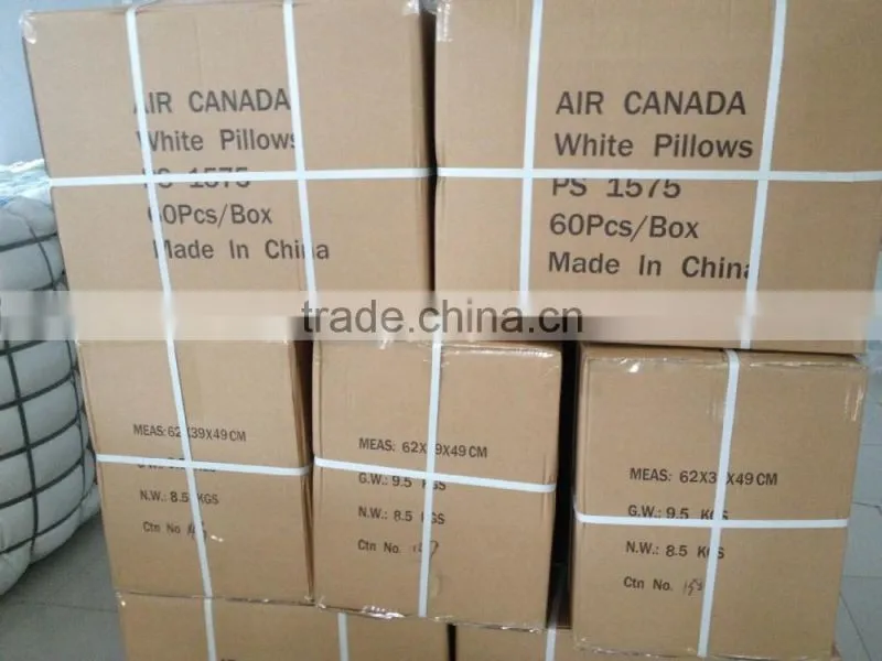 comfortable individual vaccum packing pillow with compressed