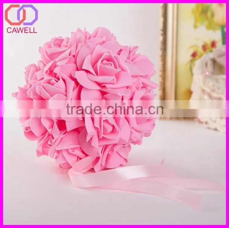 multi color 10CM 20CM 30cm rose artificial foam rose flower ball in stock
