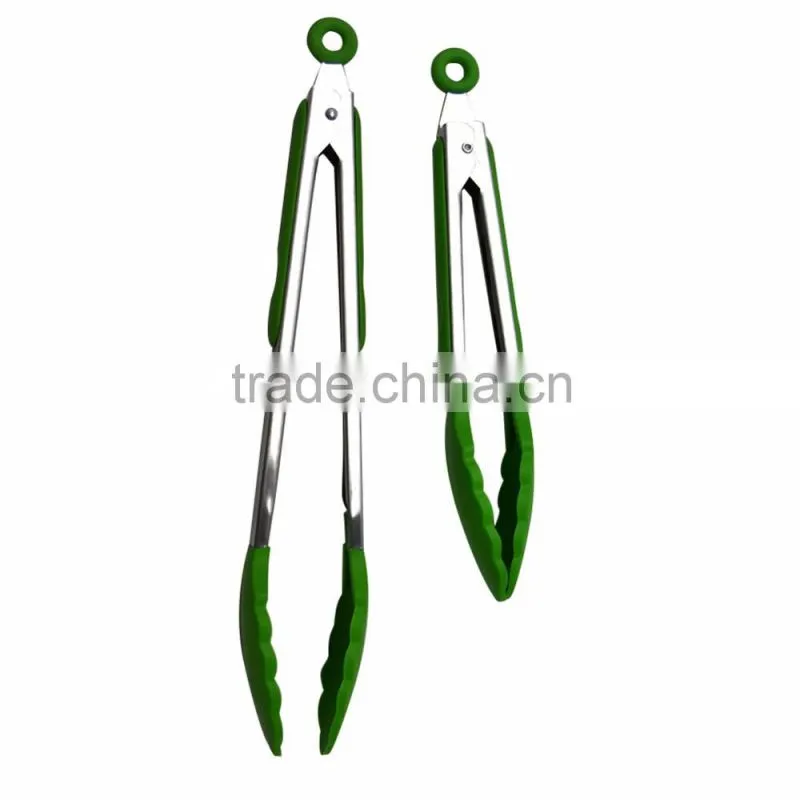 2016 Hot sell FDA,LFGB ,ROHS Approved silicone tongs