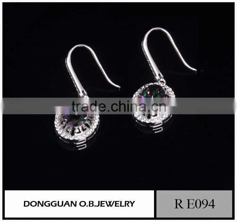 Wholesale European Style Free Shipping Silver Stud Earrings