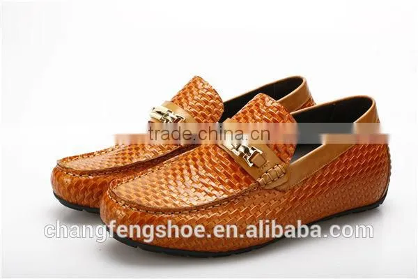 Men casual flat leather shoe/elevator shoes/casual breathable shoes