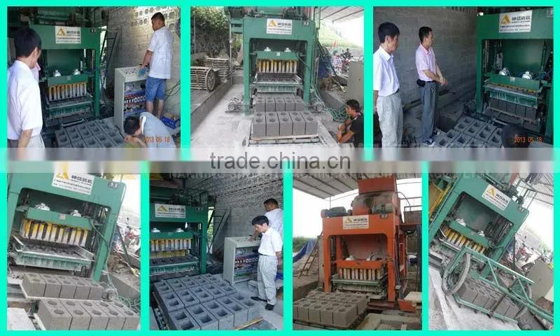 QTJ4-18 hot products automatic concrete brick block making machine in kenya