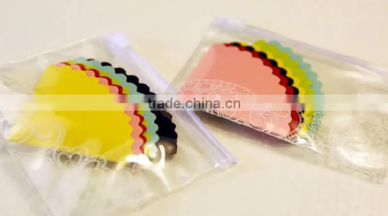 Wholesale Fan-shaped Protective Fancy PU Leather Bookmark for Gift