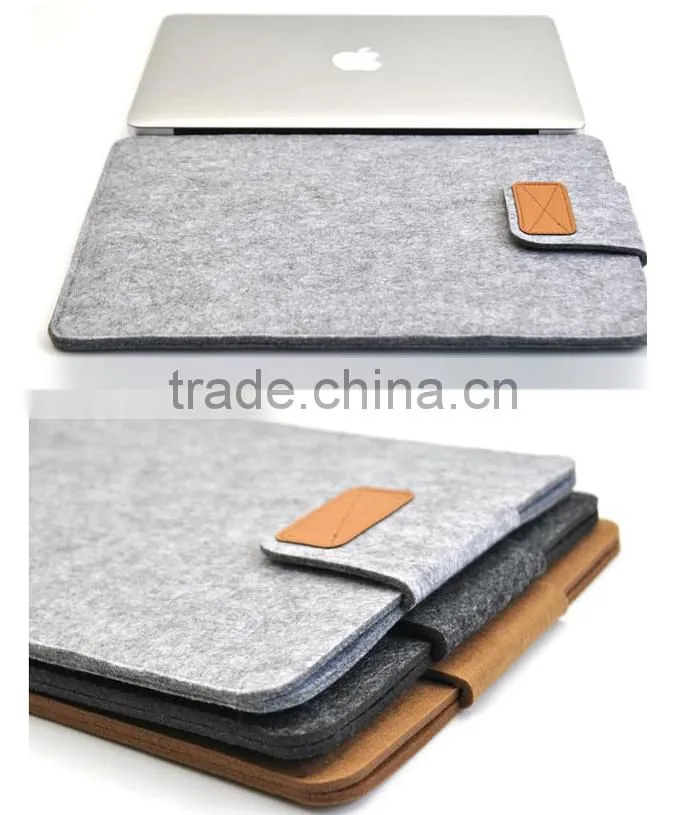 Factory price for macbook wool felt envelope sleeve bag, China supplier