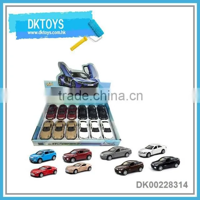 Cool design 1:36 pull back open door diecast racing car with IC