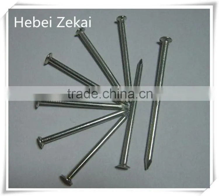 2.5" polished common nails for hardened nails