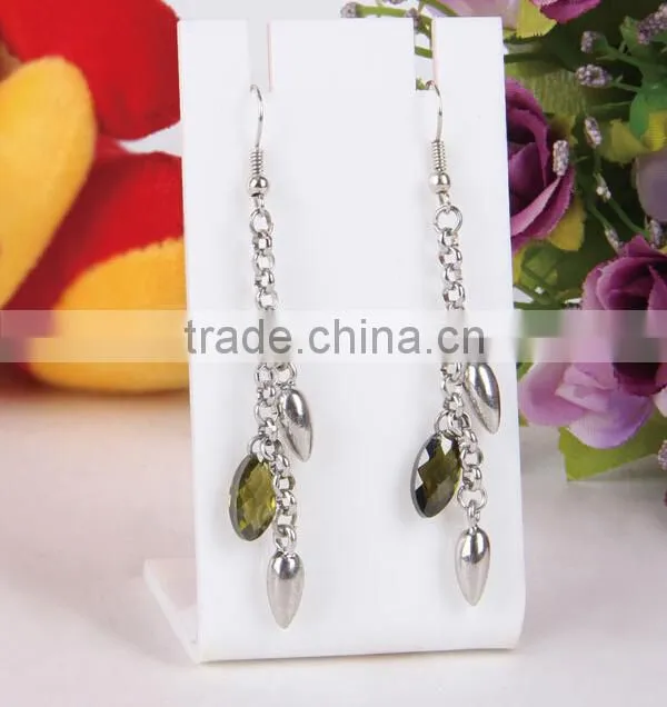 l-shape acrylic earring and necklace display wholesale