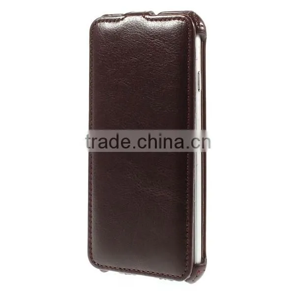 China Products Hot Selling Smart Phone Accessory Flip Down Wallet Cover For iPhone 6 Genuine Leather Case