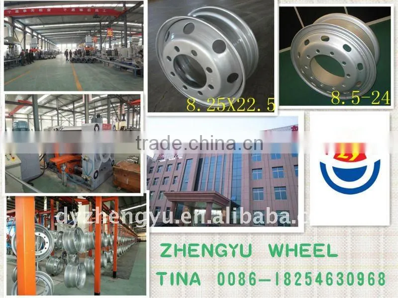 new tube steel wheel rim for truck 6.5-16